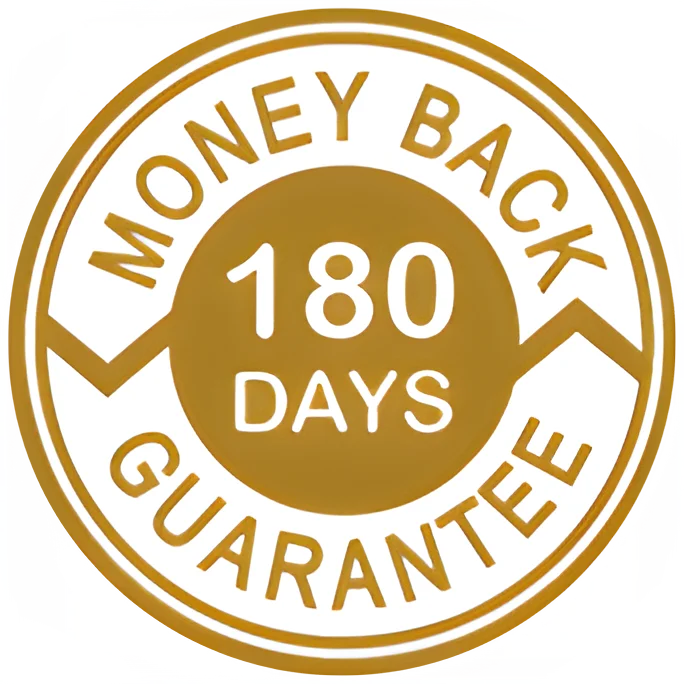 Clubhouse Wood Money Back Guarantee Seal